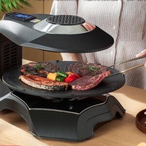 Infrared electric smokeless grill