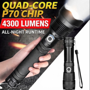 LED rechargeable flashlight